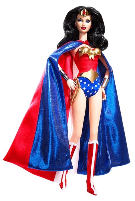beautiful superman girl in graphic representation