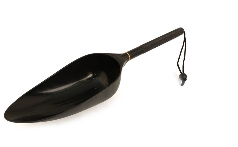 black plastic scoop