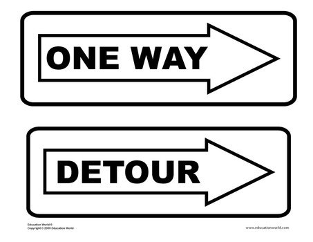 Education World Teacher Tools & Templates &gt Traffic Signs