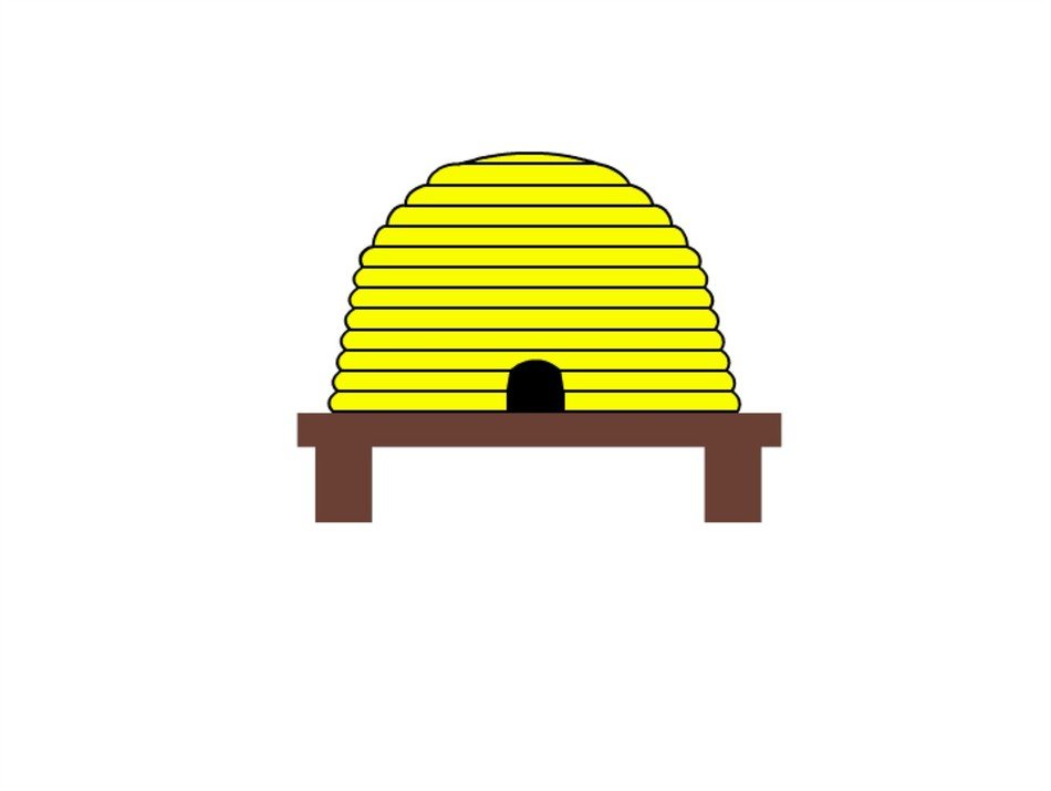 clipart of the bee hive