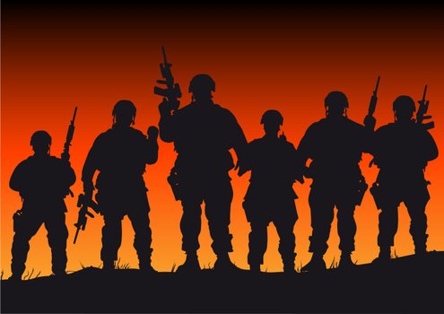 Soldier Silhouette The History Of Veterans View Original Updated