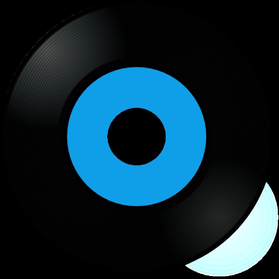 Blue Record At Clkercom Vector Online Royalty