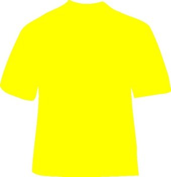 Yellow T Shirt At Clkercom Vector Online Royalty