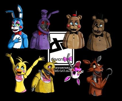 Fnaf Old drawing