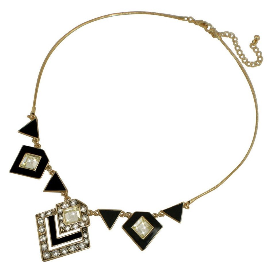 necklace with crystals