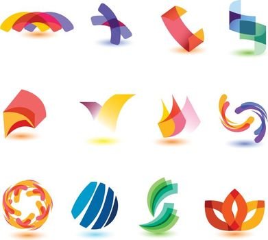 Qvectors &gt Front Page &187 Abstract Colorful Design Elements