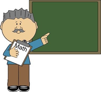 Man Math Teacher Image Holding A