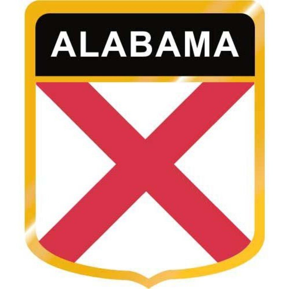 Alabama Flag Crest American Pictures Accessories
