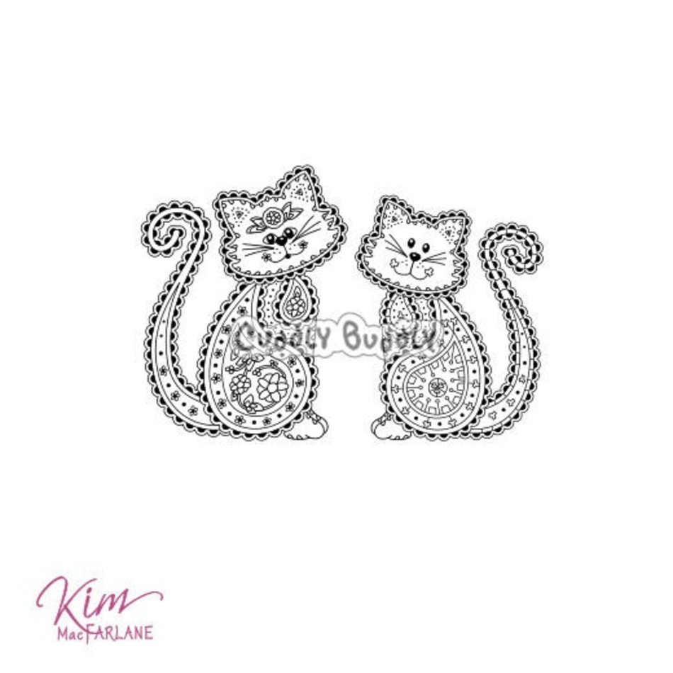 Digi Stamps Paisley Cats Coloring Pages hand Embroidery clip