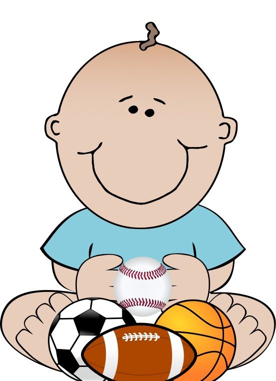 Baby Boy Sports Vector
