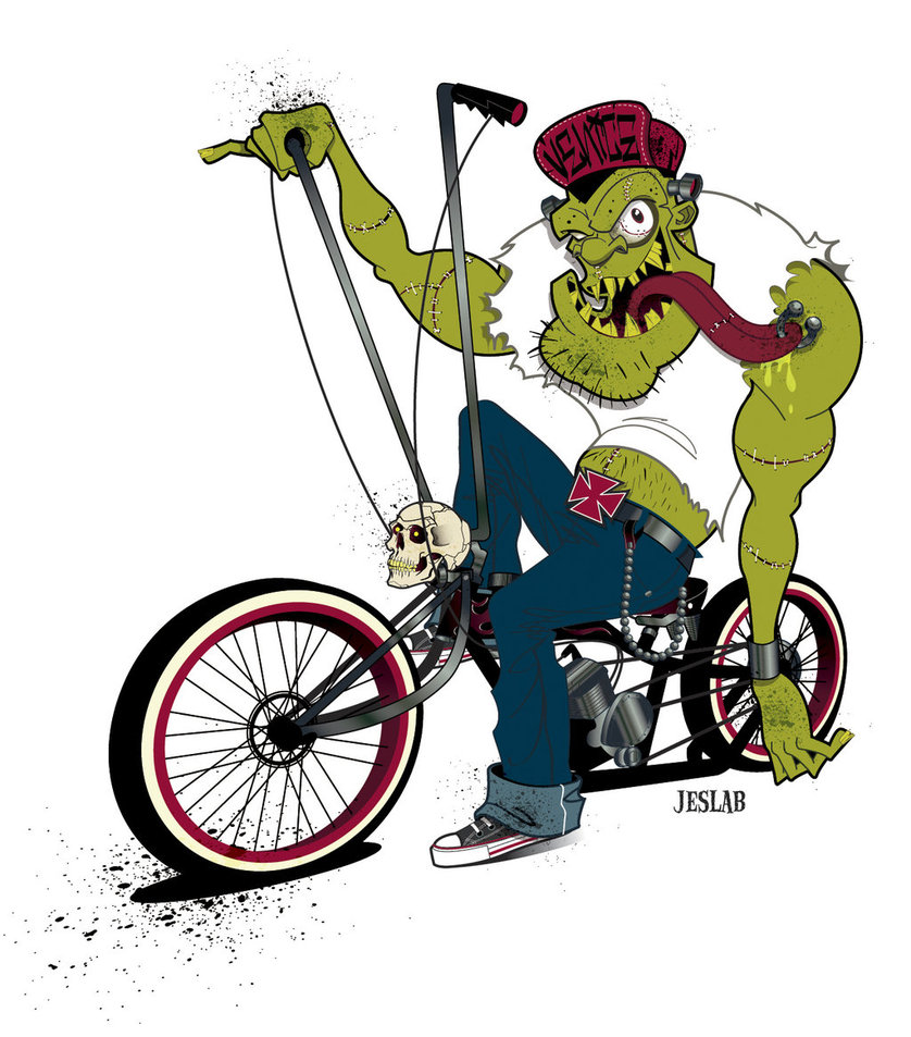 zombie biker 2017