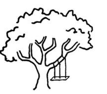Tree Swing Pictures Tire Rope Cartoon