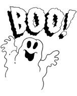 Boo Coloring Pages