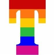 Rainbow Letter T Acrylic Cut Outs Zazzle