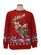 red Christmas sweater on a mannequin