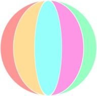 Beach Ball Large drawing