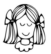 sad girl drawing