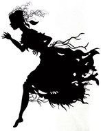 running Cinderella without Shoe, Silhouette