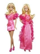 Barbie dolls in pink dresses