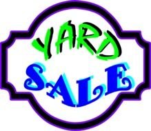 Yard Sale Sign At Clkercom Vector Online Royalty