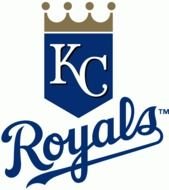 Kansas City Royals Primary Logo 2002 Kc On A Blue Shield With Gold