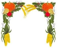 Design Harvest Border drawing