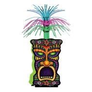african mask on a white background