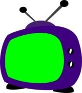 Television Set At Clkercom Vector Online Royalty
