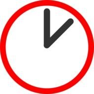 Ticking Clock drawing