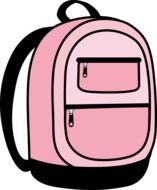 pink backpack