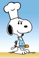 chef dog as a picture for clipart