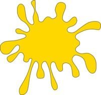 Splat Gold At Clkercom Vector Online Royalty N2