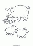 Fat Pig Coloring Cake Ideas And Designs