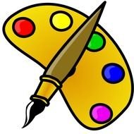 Free Art Supplies Public Domain clipart