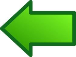 Green left Arrow drawing