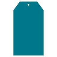 blue gift tag