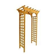 Arbor Wooden Arch Trellis Overstockcom Shopping Big Discounts On