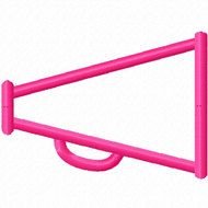 pink Megaphone drawing