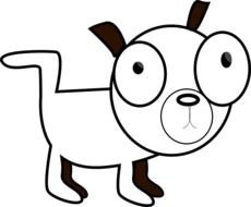 Dog Clipart drawing