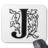 Letters Fancy Letter P L E J