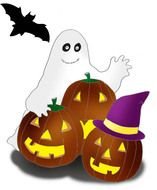 Halloween decorations clipart