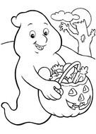 funny ghost as a graphic illustration