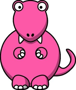 Light Pink Dinosaur At Clkercom Vector Online N2