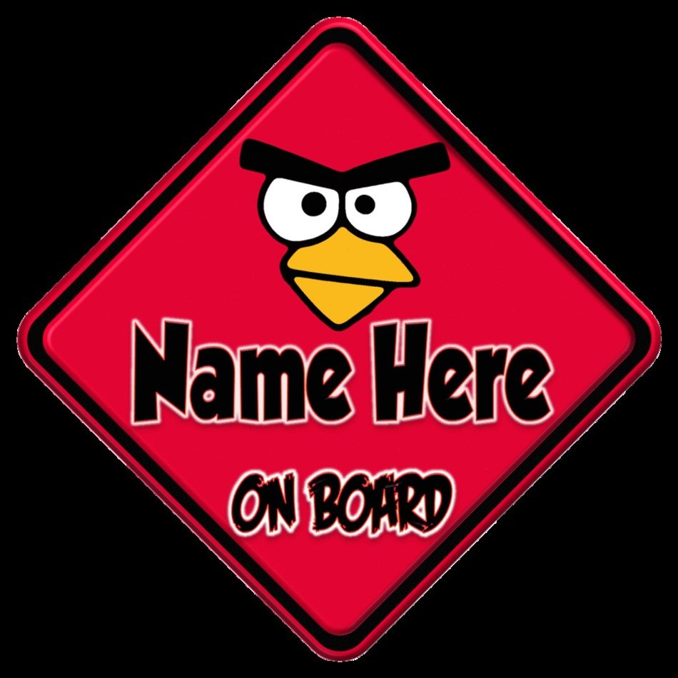 Clip Art of the name here on board sign