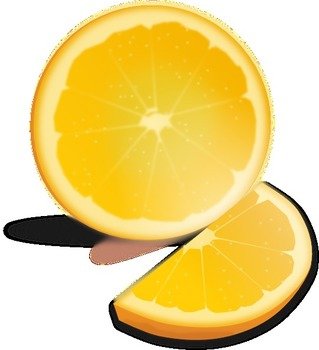 Orange Slice At Clkercom Vector Online Royalty