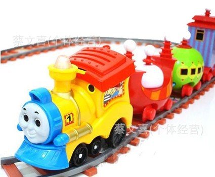 Cartoon Train Car Thomas Electric Track