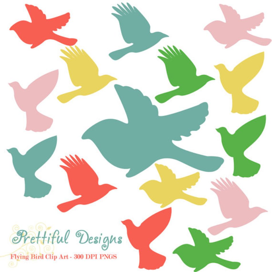 springtime animals clipart silhouette