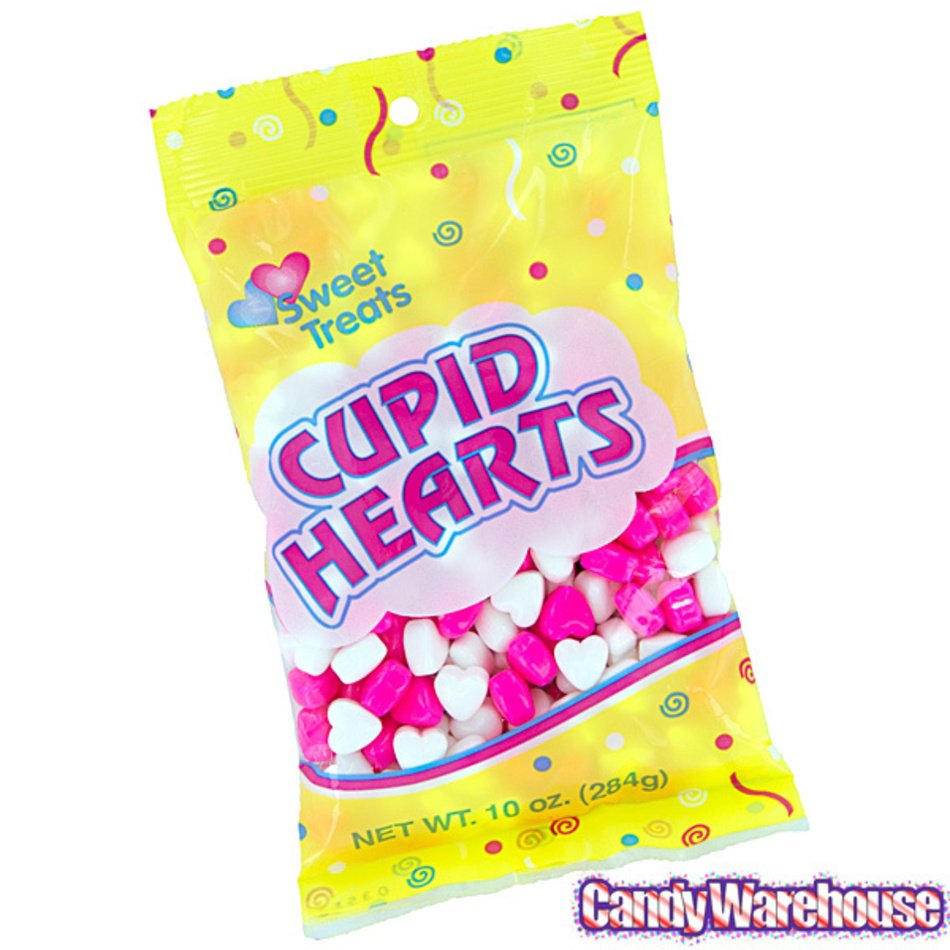 Home Occasions Baby Shower Candy Pink & White Hearts 10 Ounce