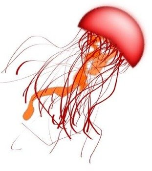 Red Jellyfish At Clkercom Vector Online Royalty N2
