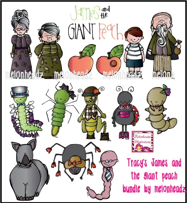 Melonheadz Tracys James And The Giant Peach Bundle